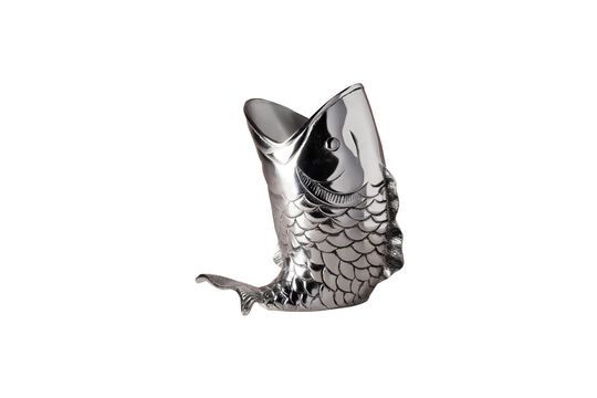 Cubitera de aluminio plateada para pescado