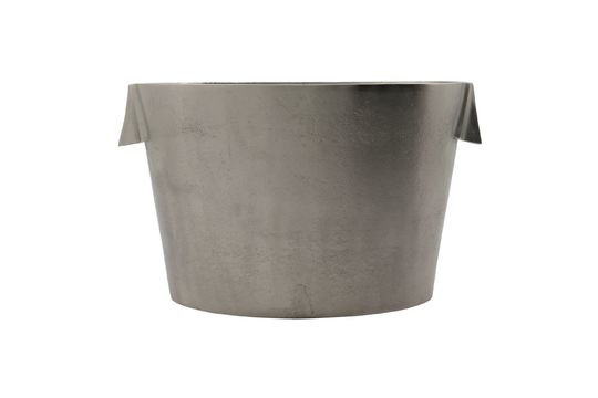 Cubo grande para champán en aluminio gris Buck