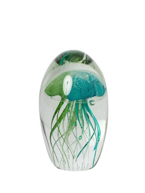 La medusa Sulfurosa es un objeto de vidrio decorativo de los más bellos efectos