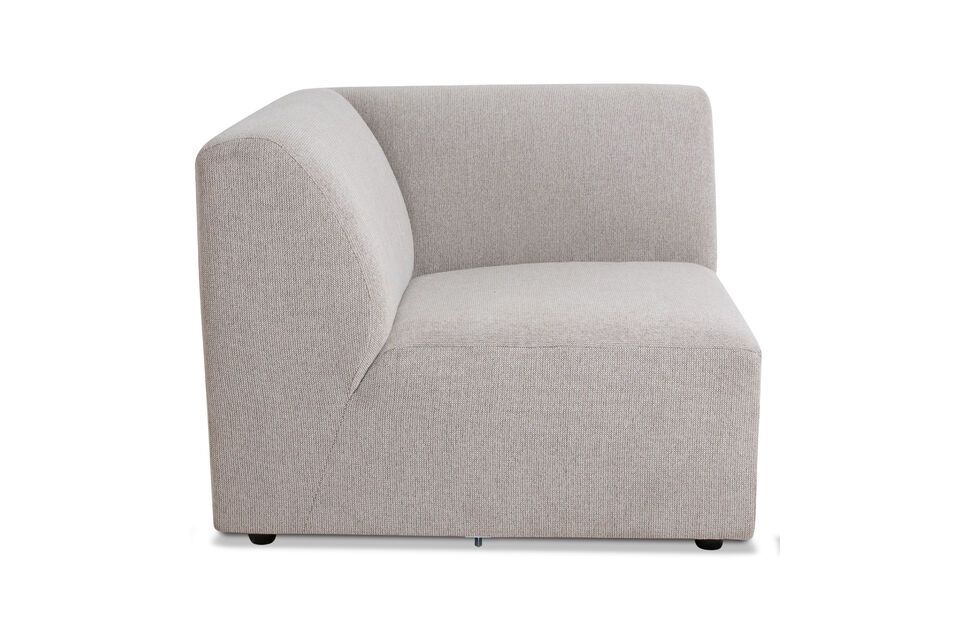 Este sofá también puede ser utilizado por sí mismo para amueblar la esquina de su sala de estar