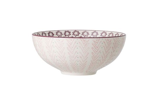Ensaladera maya de gres rosado