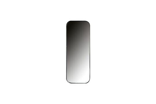 Espejo de metal negro 110x40cm Dirkje