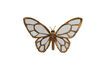 Miniatura Espejo mariposa resina dorada Espejos 3