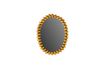 Miniatura Espejo ovalado de metal dorado Beni 1