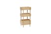 Miniatura Estantería de madera de 3 compartimentos, beige Stack 1