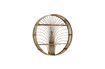 Miniatura Estantería de pared redonda en bambú marrón Seol 1