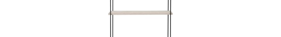 Descriptivo Materiales  Estantería Lea en madera de paulownia