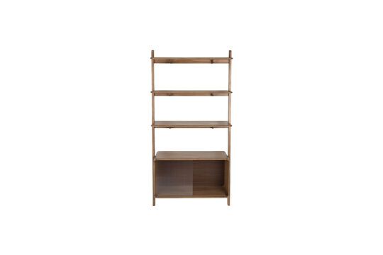 Estantería y librería de madera maciza de fresno marrón Rise Clipped