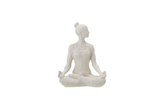 Estatuilla decorativa blanca Adalina Clipped