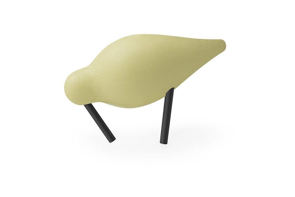 Estatuilla decorativa de roble amarillo Ave playera Normann Copenhagen