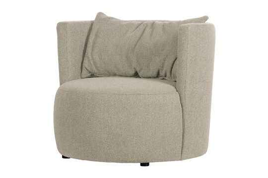 Explorar sillón de tela beige Clipped