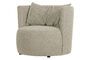 Miniatura Explorar sillón de tela beige Clipped