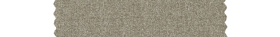 Descriptivo Materiales  Explorar sillón de tela gris claro