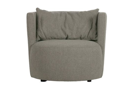 Explorar sillón de tela gris claro Clipped