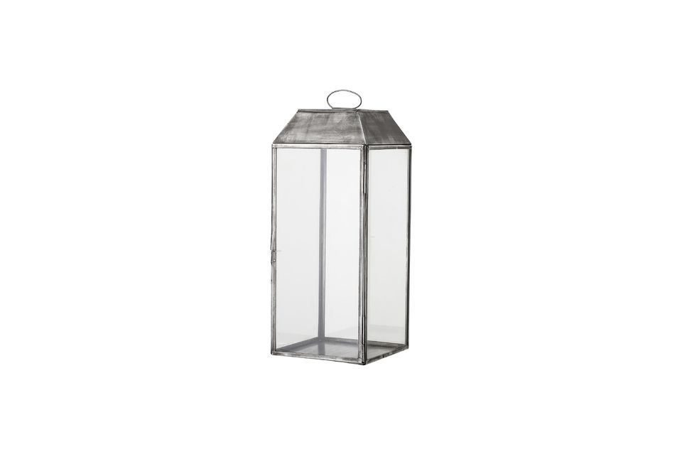 Farol de metal gris Ejlar Bloomingville