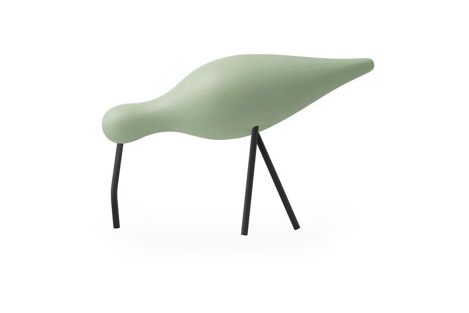 Figura decorativa de roble verde claro Ave playera Normann Copenhagen