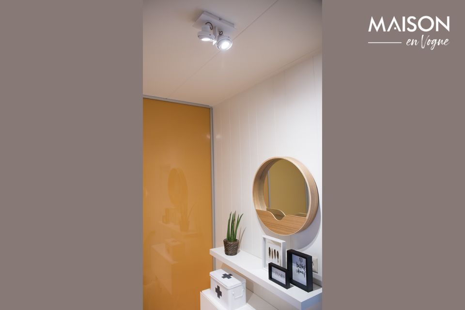 Una luz de pared para la luz natural y el diseño moderno
