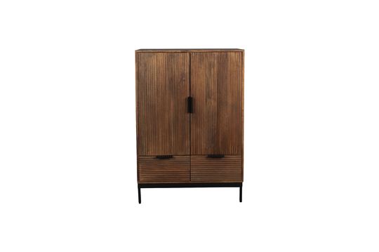 Gabinete de madera marrón Saroo Clipped