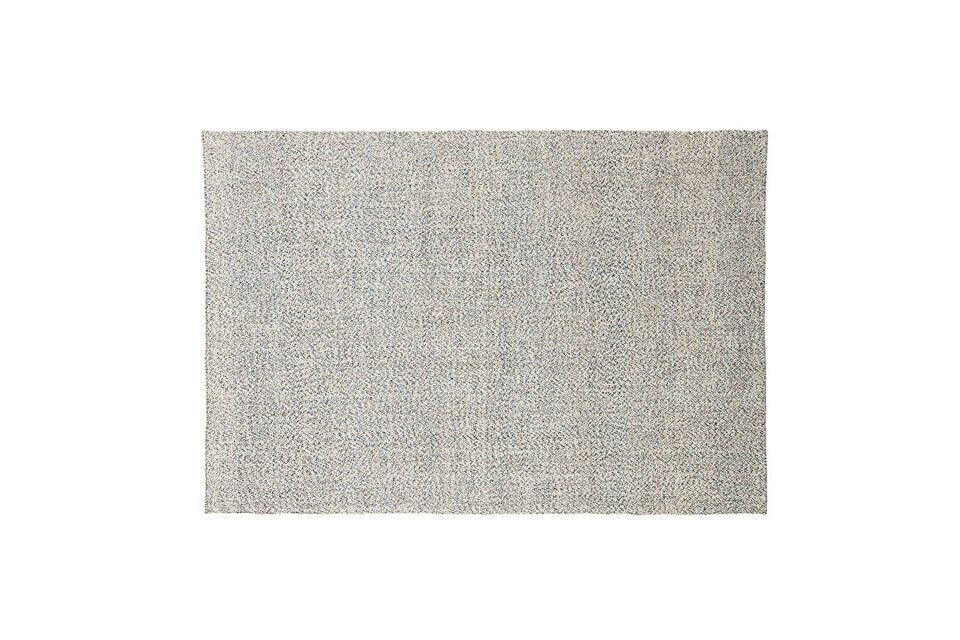 Gran alfombra de terciopelo beige 200x300 Polli Normann Copenhagen