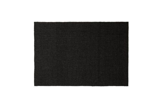 Gran alfombra de terciopelo gris oscuro 200x300 Polli Clipped