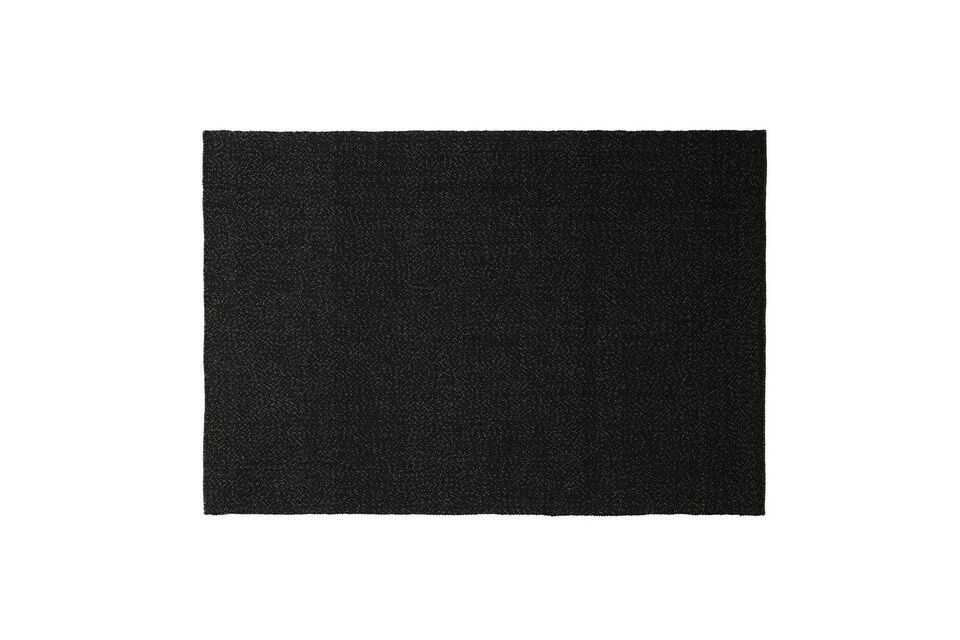 Gran alfombra de terciopelo gris oscuro 200x300 Polli Normann Copenhagen