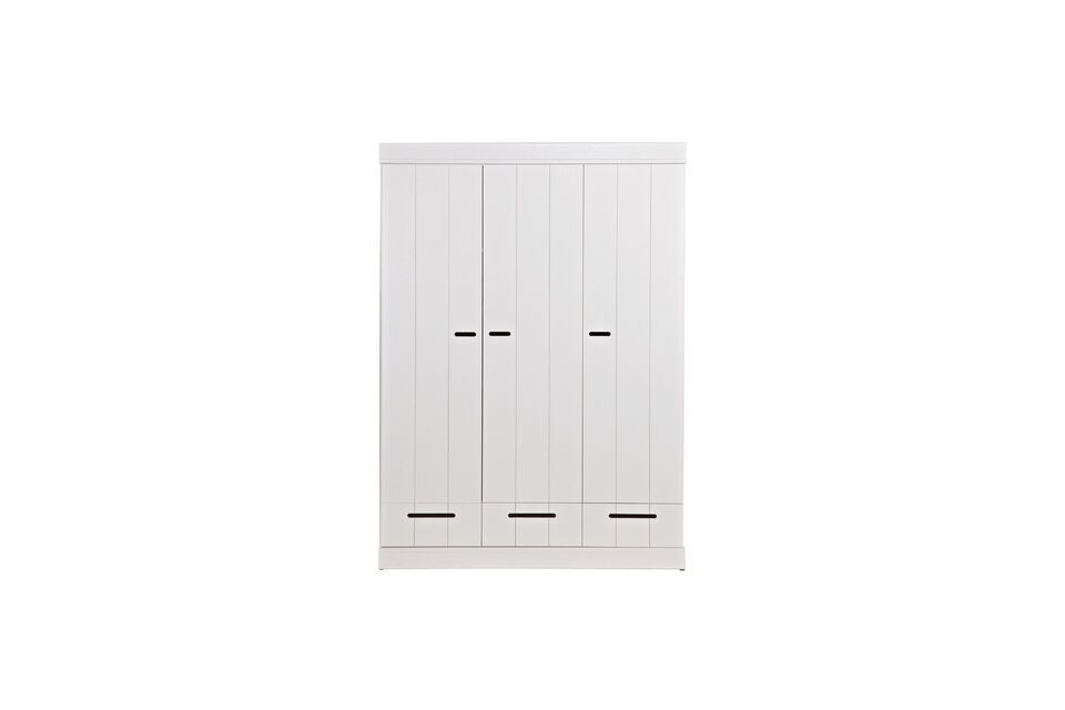 Gran armario de madera Connect blanco Woood