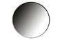 Miniatura Gran espejo redondo de metal negro Doutzen Clipped