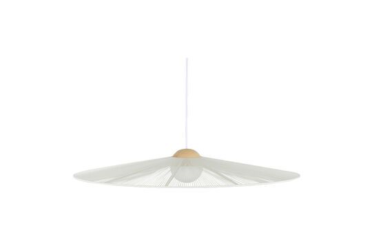 Gran lámpara colgante de hierro beige Belle Pendant Clipped