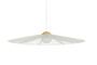 Miniatura Gran lámpara colgante de hierro beige Belle Pendant Clipped