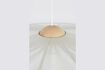 Miniatura Gran lámpara colgante de hierro beige Belle Pendant 7