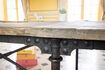Miniatura Gran mesa de comedor de madera clara 6