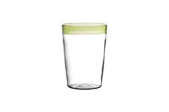Gran vaso de agua de cristal verde Tarifa