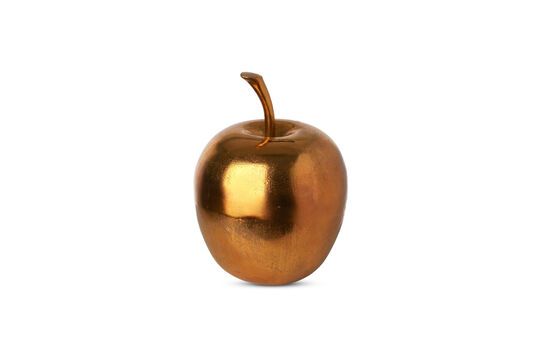 Hucha de aluminio dorada Apple Clipped
