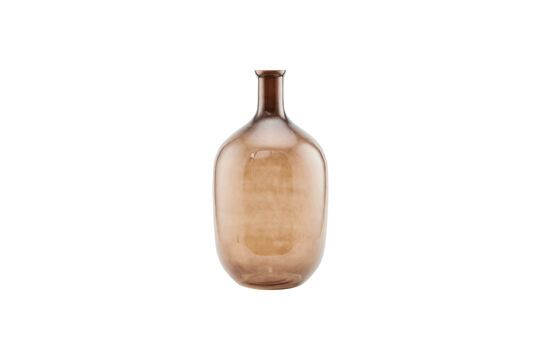 Jarrón de cristal marrón Tinka