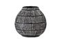 Miniatura Jarrón de gres negro Elveda Clipped