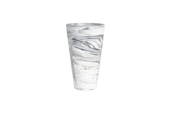 Jarrón de resina gris 25 cm Conic