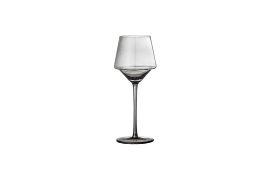 Juego de 4 copas de vino grises Yvette