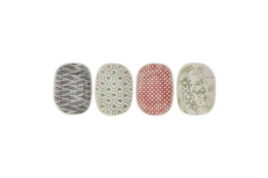 Juego de 4 Platos de servicio Viola Clipped