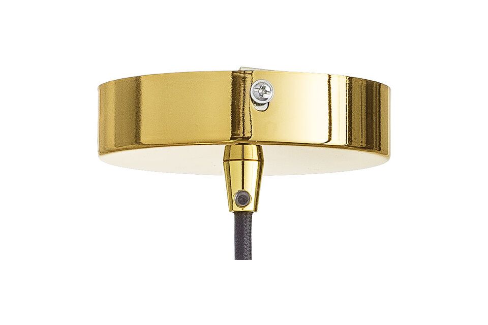 Esta lámpara de suspensión es una auténtica joya de luz que aporta un toque de elegancia y