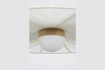 Miniatura Lámpara colgante de hierro beige Belle Pendant 4