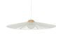 Miniatura Lámpara colgante de hierro beige Belle Pendant Clipped