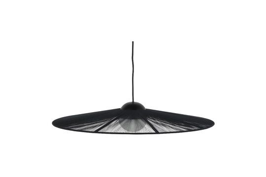 Lámpara colgante de hierro negra Belle Pendant Clipped