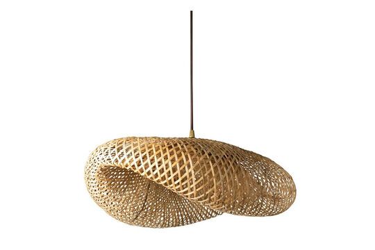 Lámpara colgante Float light de bambú