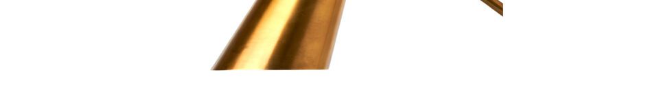 Descriptivo Materiales  Lámpara de aluminio dorado Disk