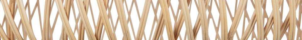 Descriptivo Materiales  Lámpara de bambú beige Moza