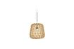Miniatura Lámpara de bambú beige Moza 2
