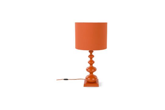 Lámpara de hierro naranja When Orange is King Clipped