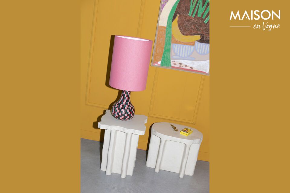 Lámpara de hierro rosa Don't Be Afraid of Colour Bold Monkey
