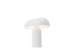 Miniatura lámpara de mesa acrílica blanca Porta 8