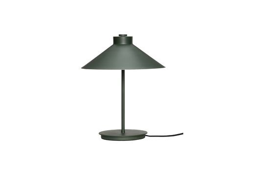 Lámpara de mesa de hierro verde Shape